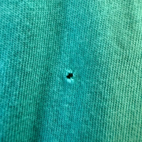 New with tags, Johnny Was Aqua Floral Embroidered Tunic - Picture 4 of 5